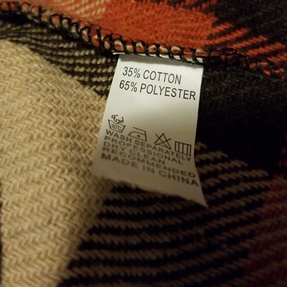 **LAST ONE**Fall plaid sleeveless open vest - Picture 4 of 4